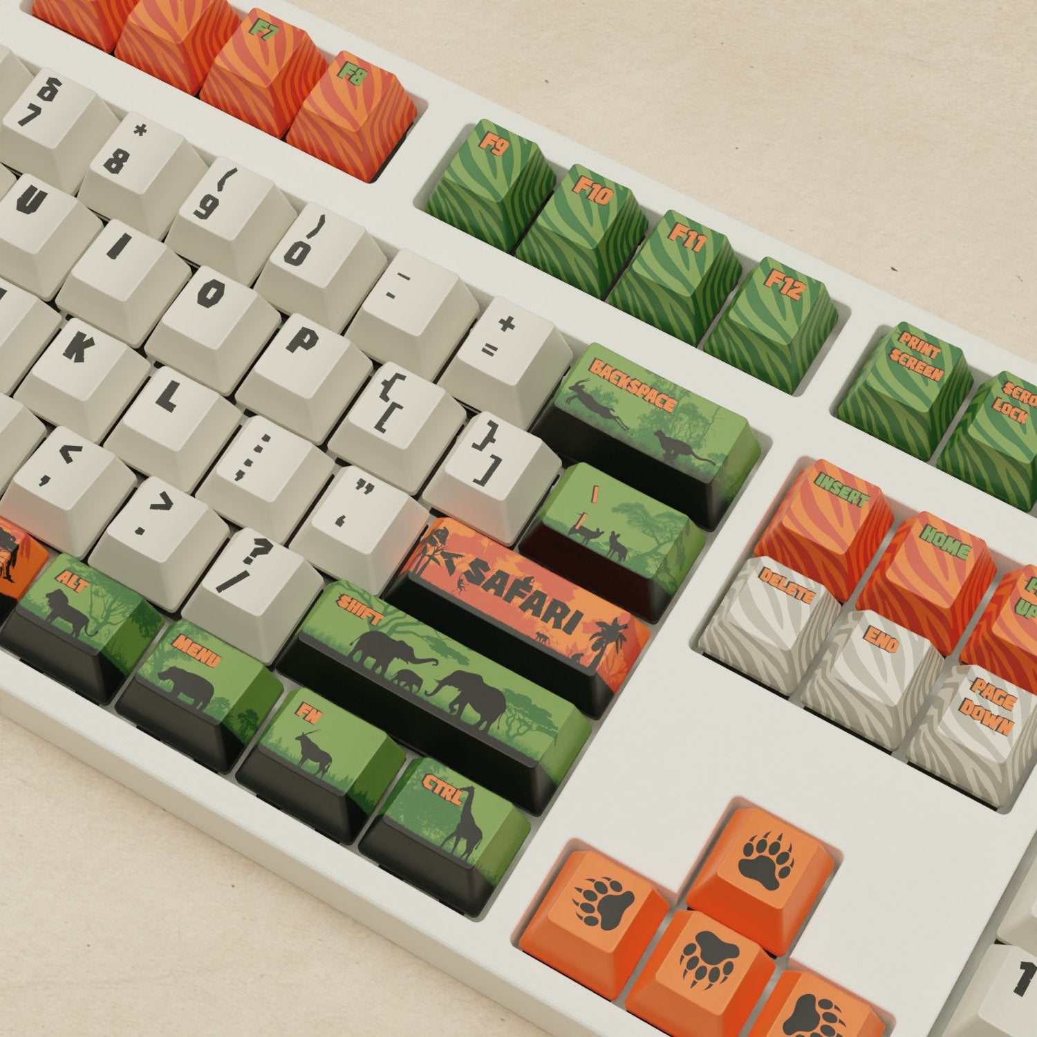 Alpha 108 - 100% Safari Mechanical Keyboard - Goblintechkeys