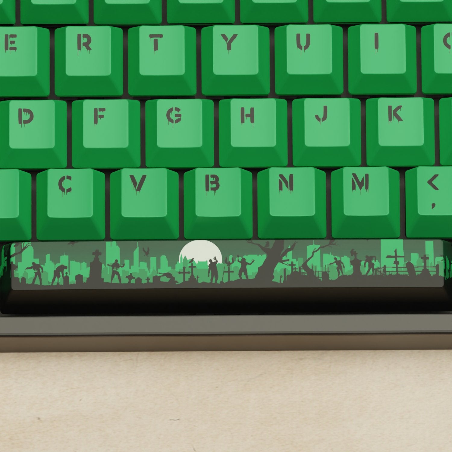 Alpha 108 - 100% Zombie Mechanical Keyboard - Goblintechkeys