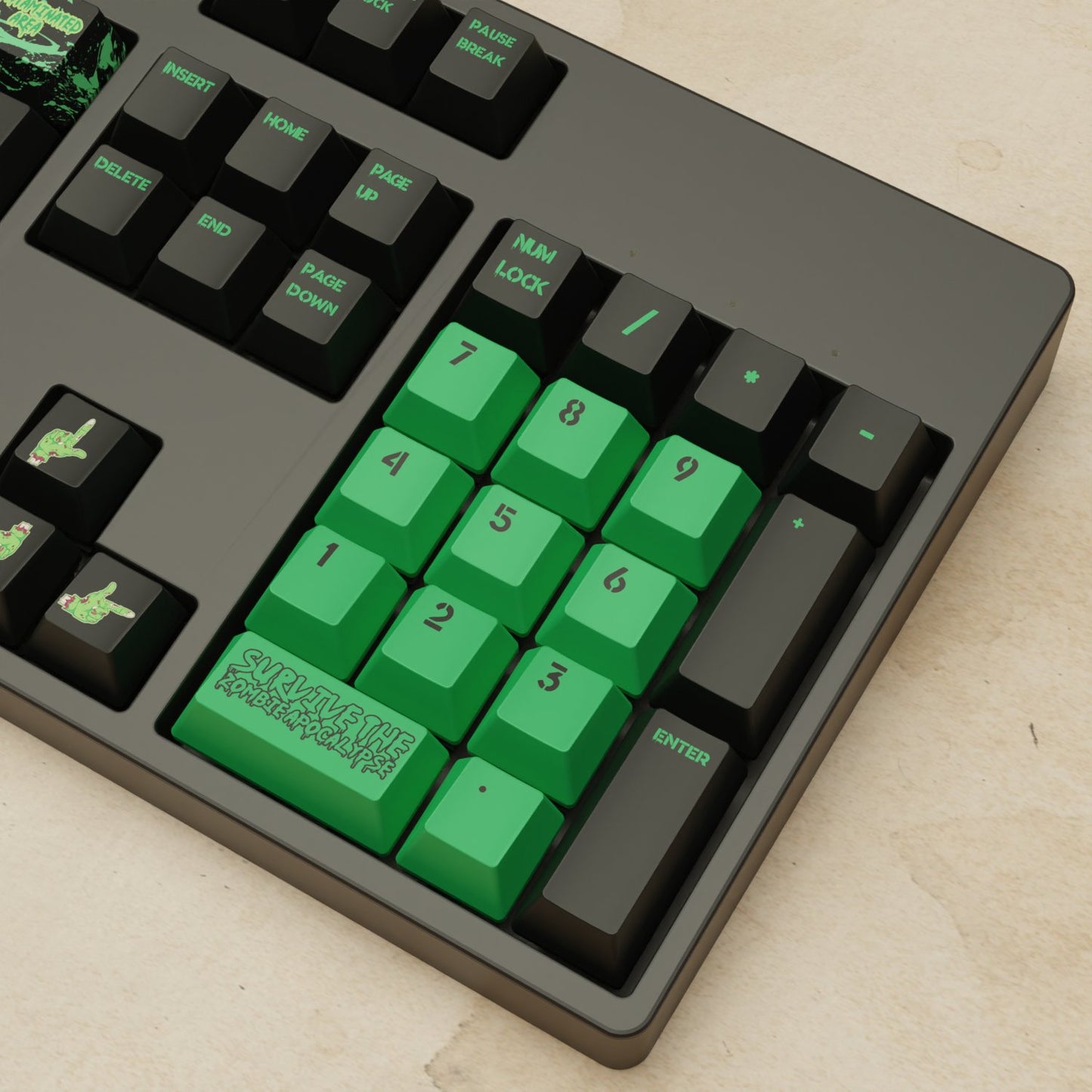 Alpha 108 - 100% Zombie Mechanical Keyboard - Goblintechkeys