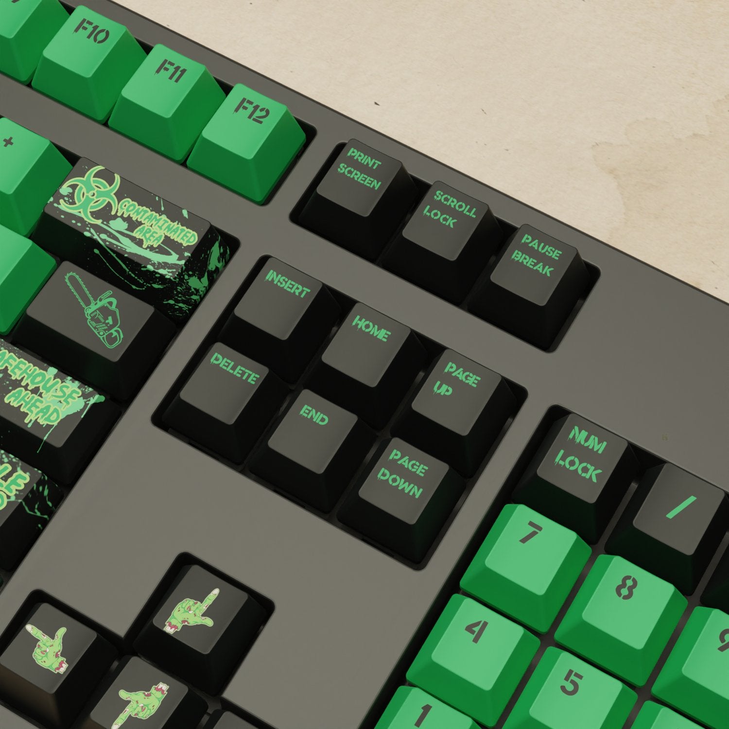 Alpha 108 - 100% Zombie Mechanical Keyboard - Goblintechkeys