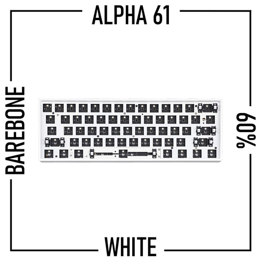 Alpha 61 (60%) - Wireless Mechanical Keyboard Barebone Kit - Goblintechkeys