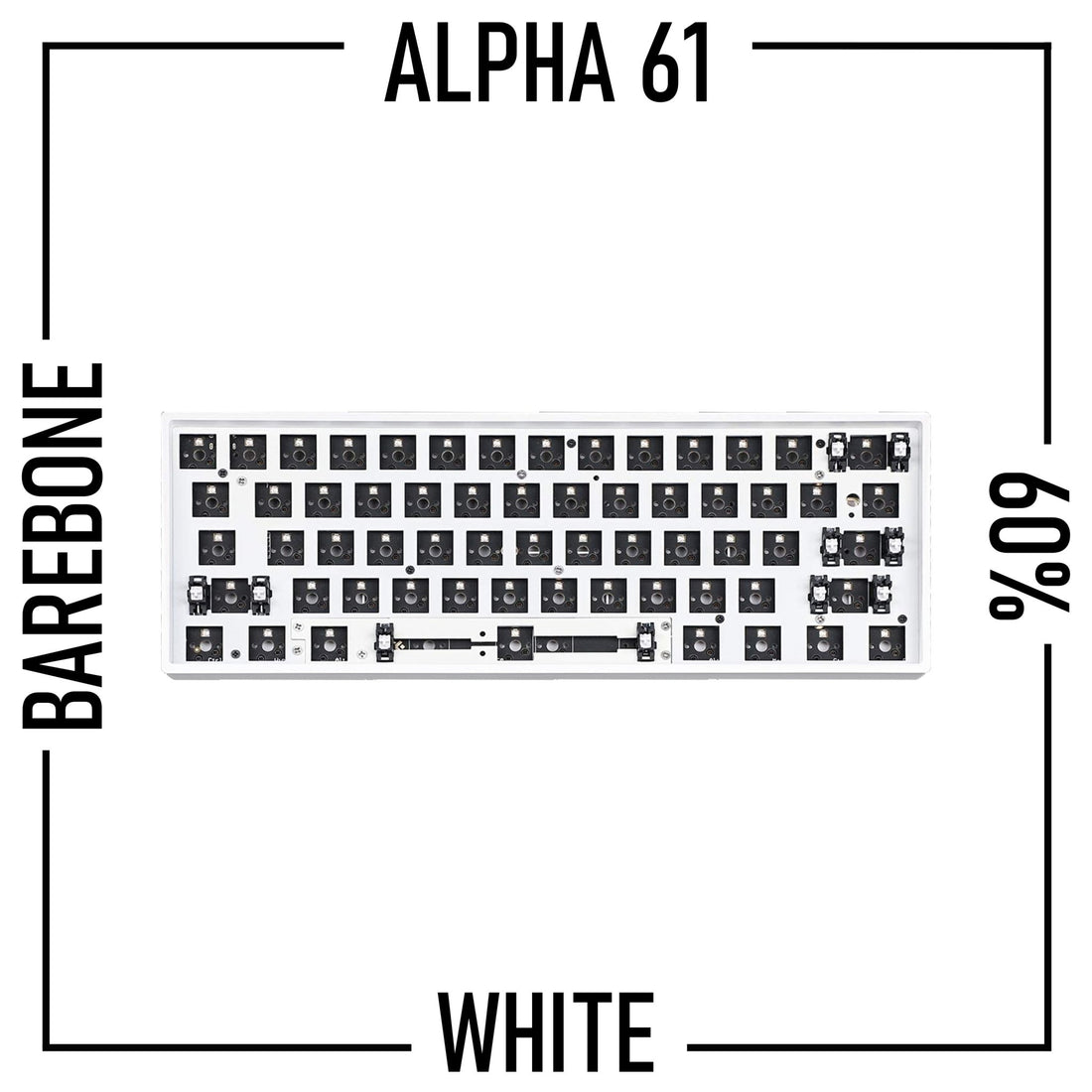 Alpha 61 60 Wireless Mechanical Keyboard Barebone Kit Goblintechkeys