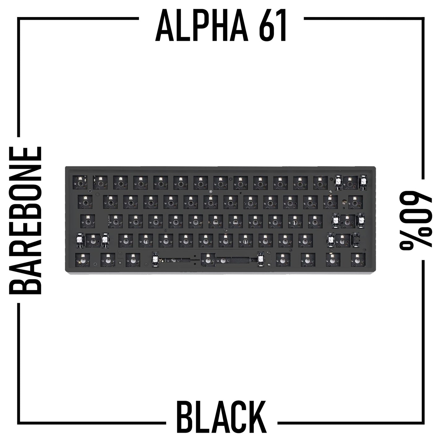 Alpha 61 60 Wireless Mechanical Keyboard Barebone Kit Goblintechkeys