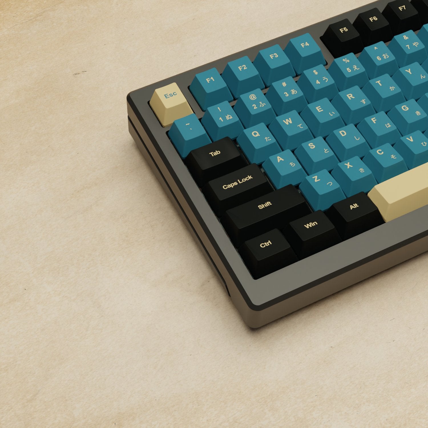 Alpha 82 - 75% Blue Samurai Mechanical Keyboard