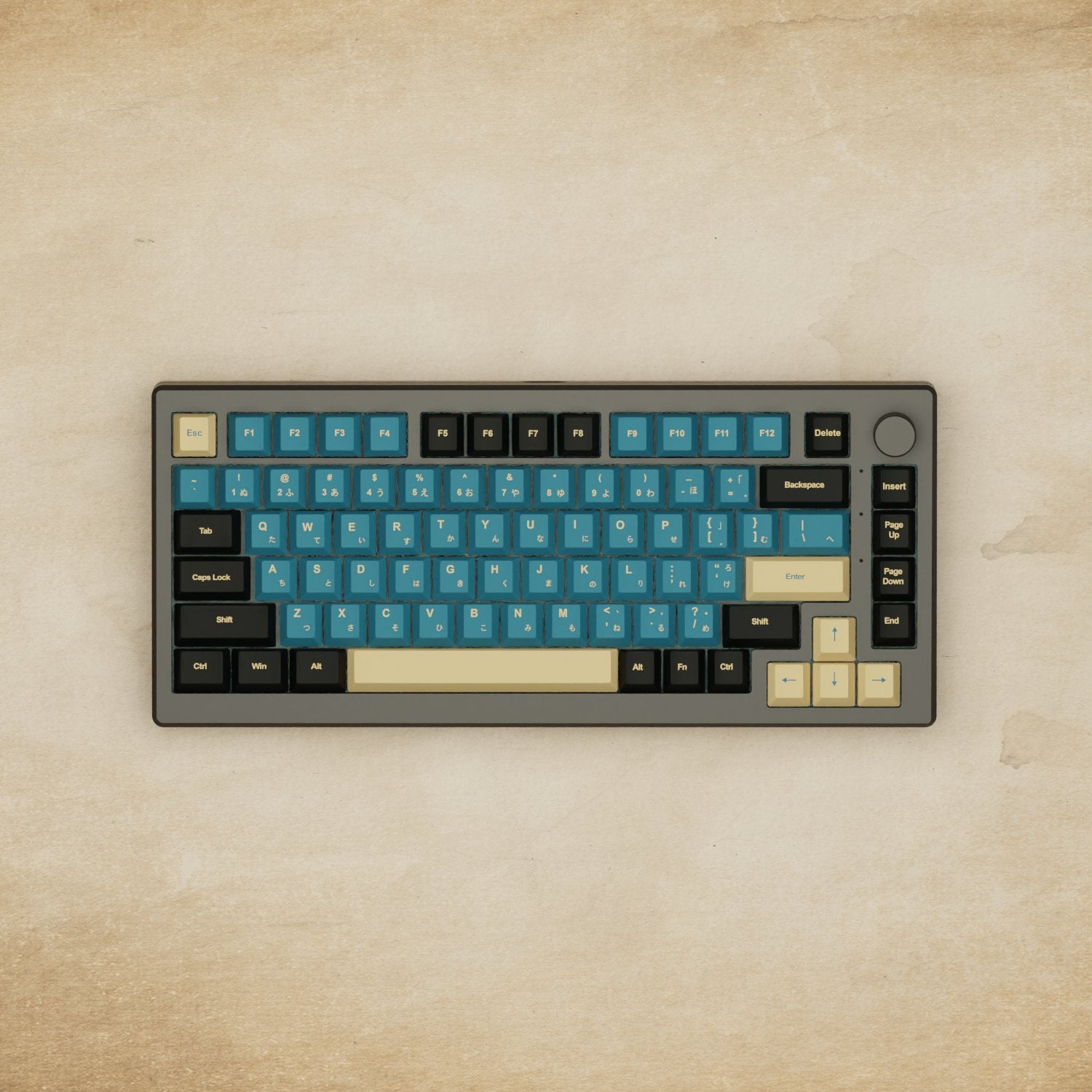 Alpha 82 - 75% Blue Samurai Mechanical Keyboard
