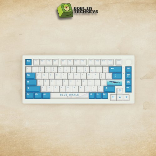 Alpha 82 - 75% Blue Whale Mechanical Keyboard - Goblintechkeys