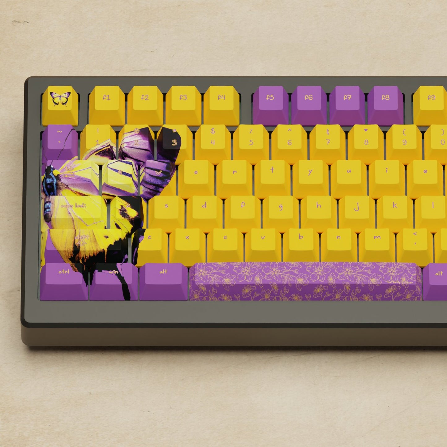 Alpha 82 - 75% Butterfly Mechanical Keyboard - Goblintechkeys