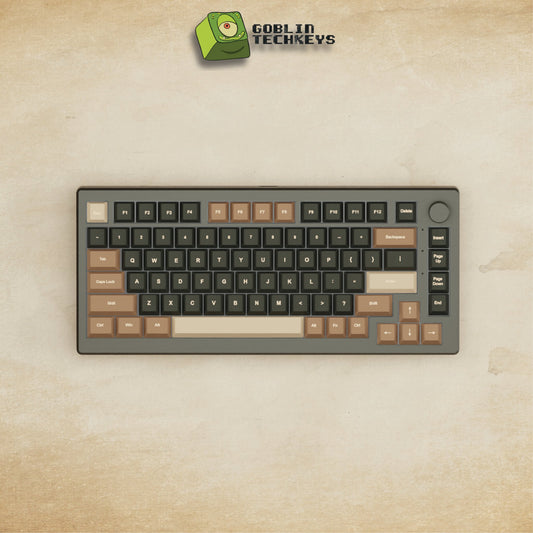 Alpha 82 - 75% Coffee Mechanical Keyboard - Goblintechkeys