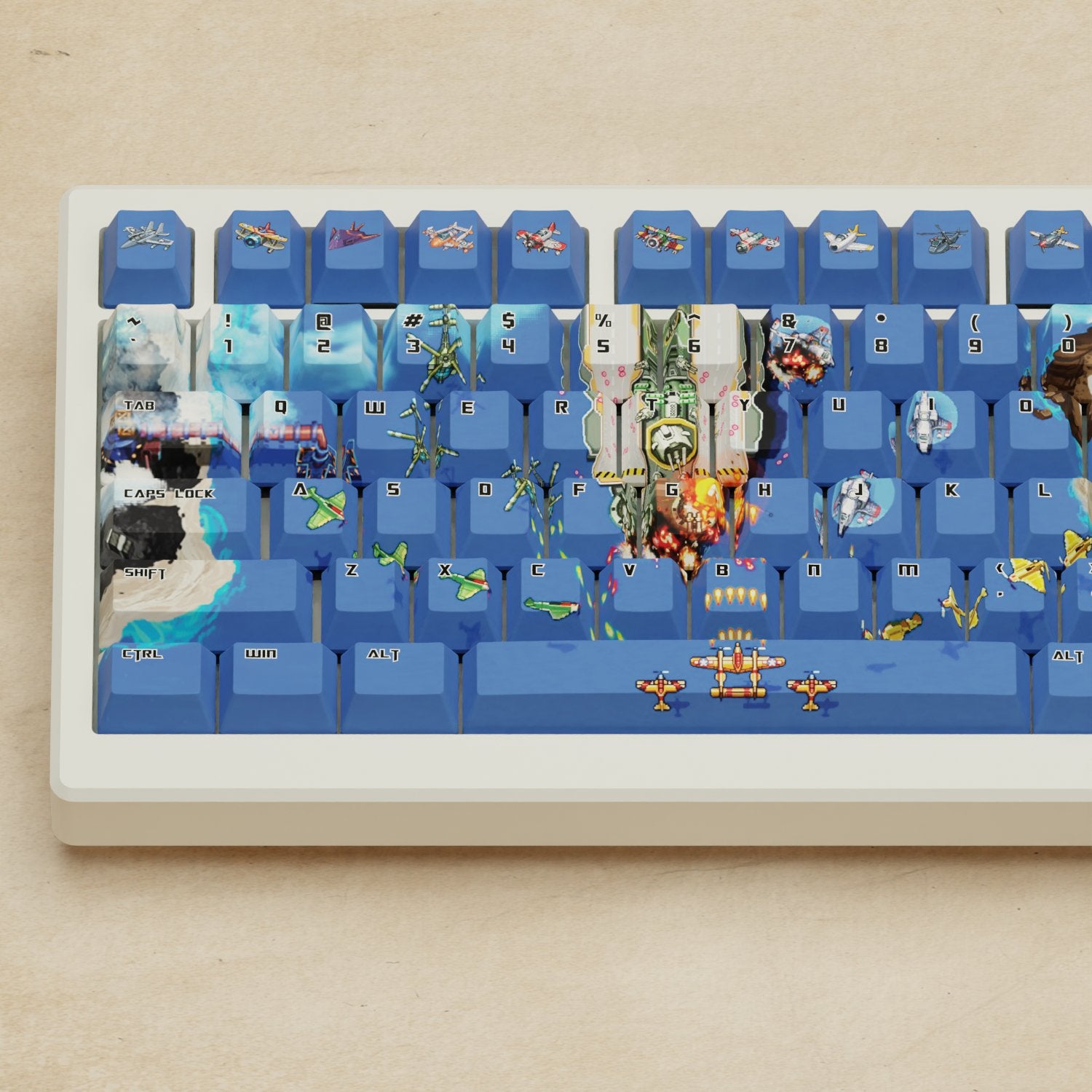 Alpha 82 - 75% Fighter Arcade Mechanical Keyboard - Goblintechkeys