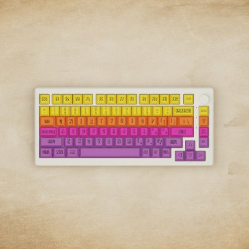 Alpha 82 - 75% Fruit Salad Mechanical Keyboard - Goblintechkeys