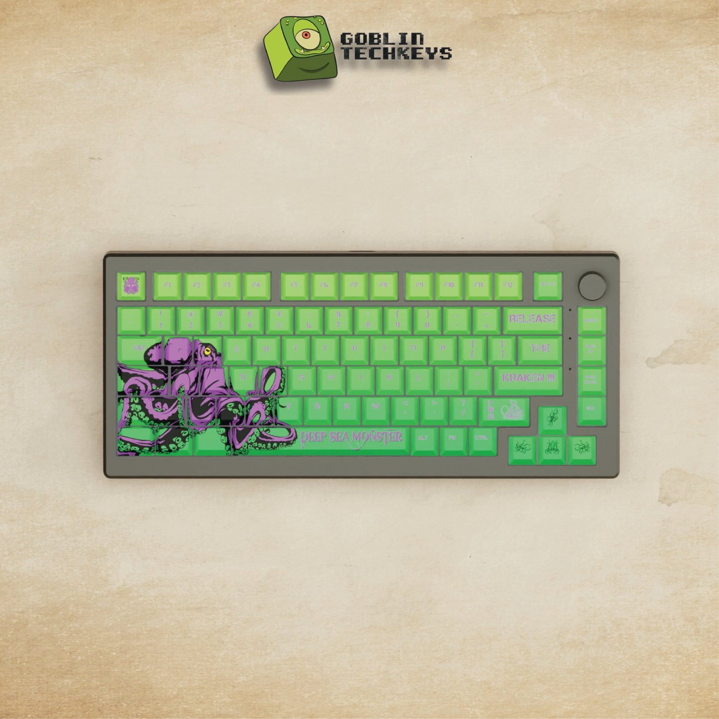 Alpha 82 - 75% Kraken Mechanical Keyboard - Goblintechkeys