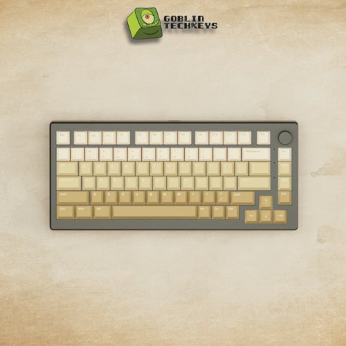 Alpha 82 - 75% Latte Mechanical Keyboard - Goblintechkeys