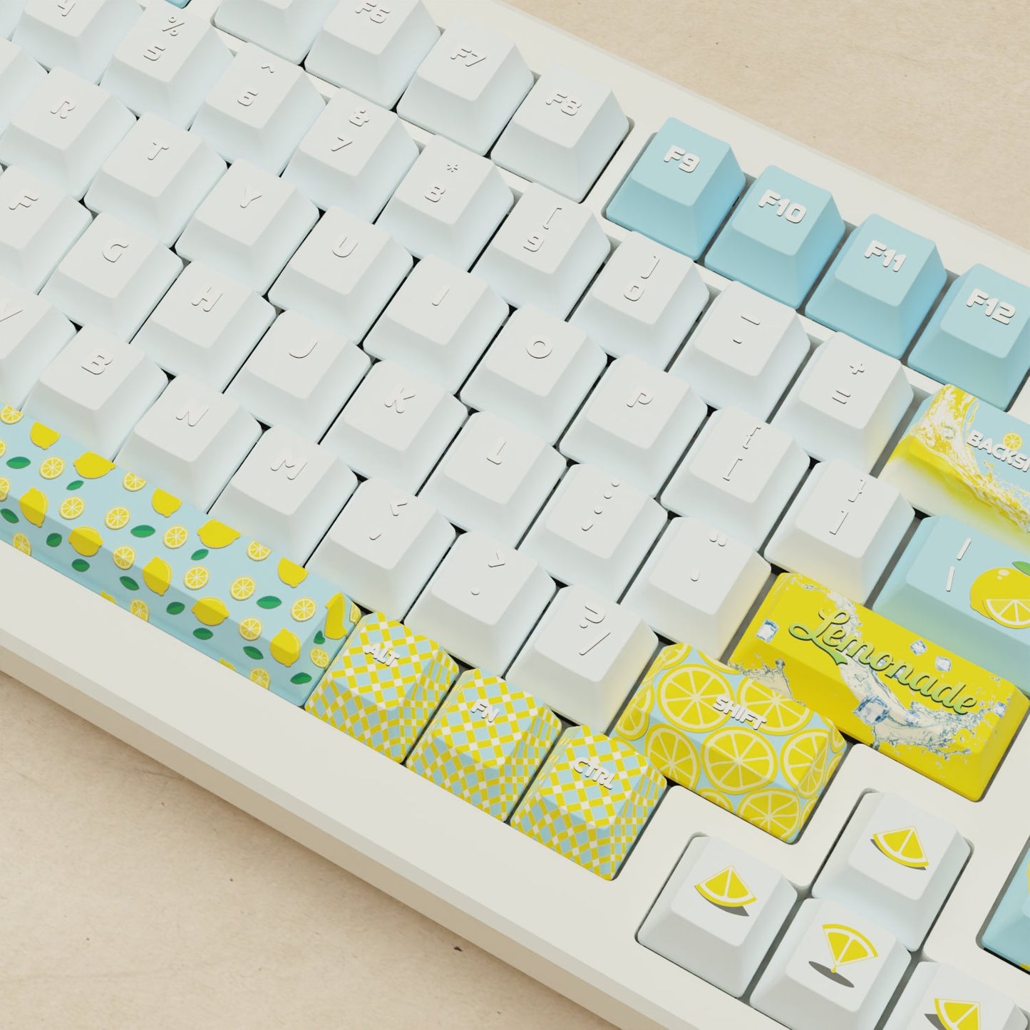Alpha 82 - 75% Lemonade Mechanical Keyboard - Goblintechkeys