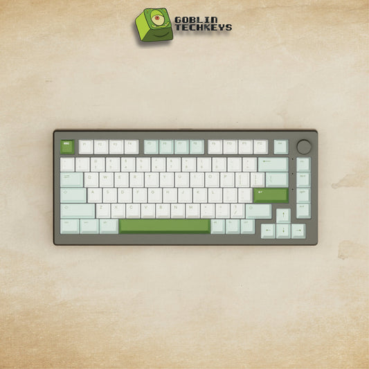 Alpha 82 - 75% Matcha Mechanical Keyboard - Goblintechkeys