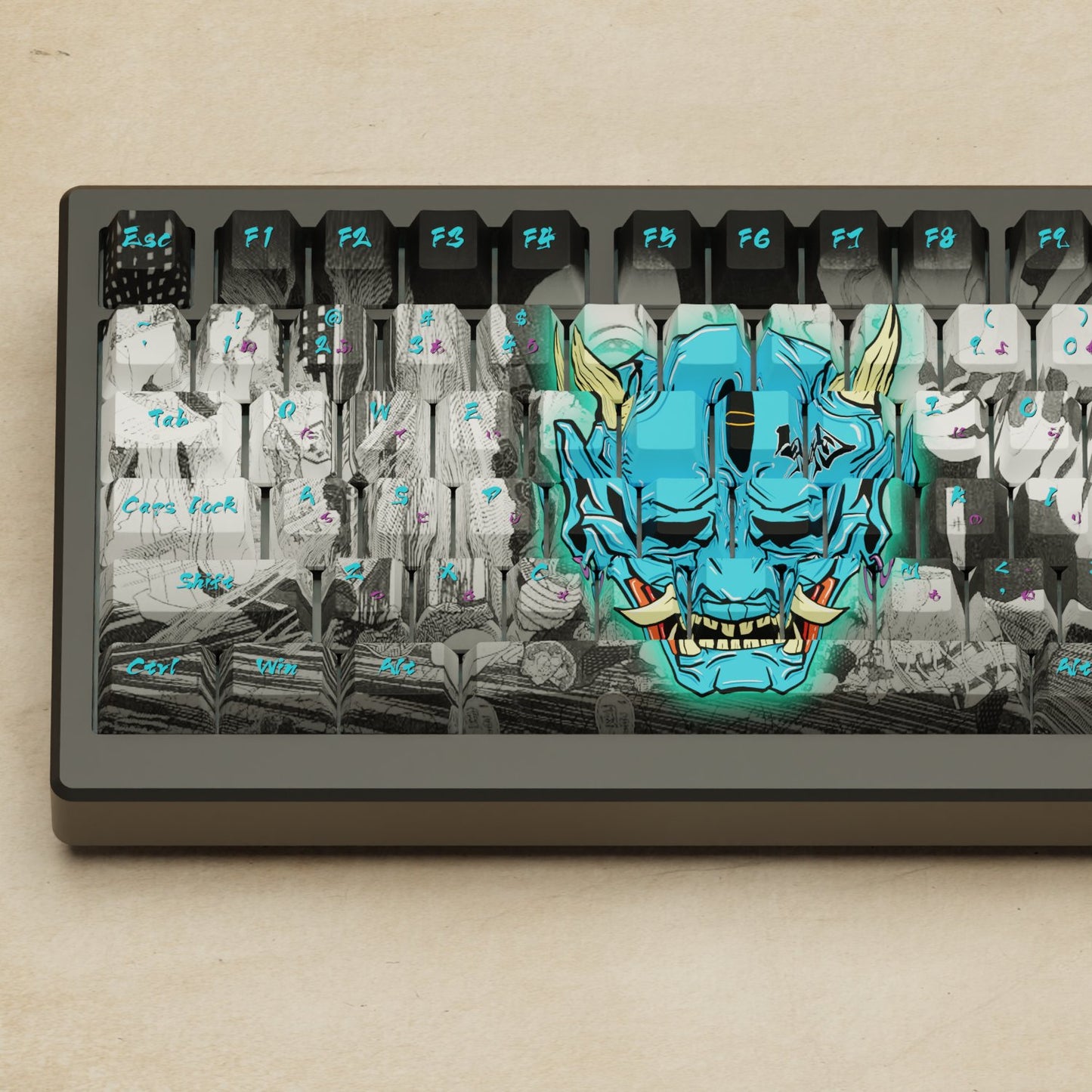 Alpha 82 - 75% Oni Mechanical Keyboard - Goblintechkeys
