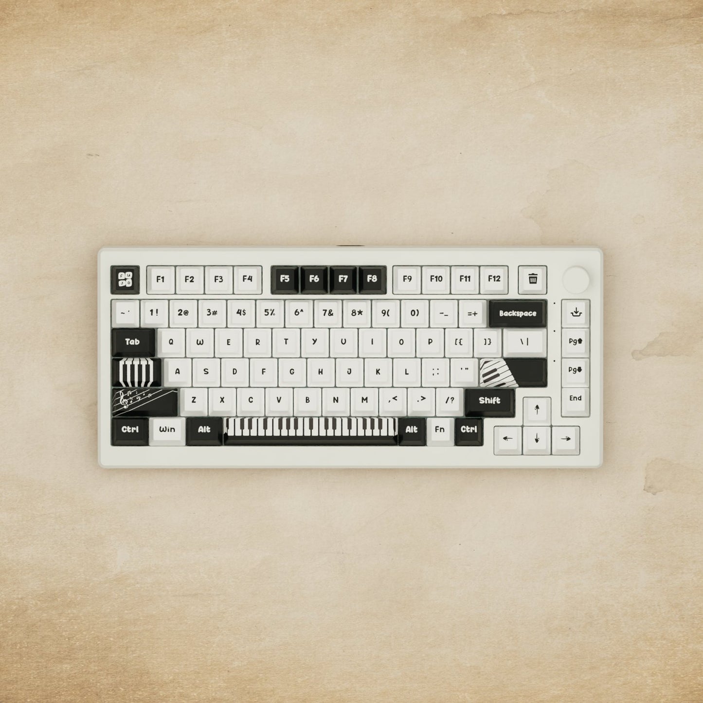 Alpha 82 - 75% Piano Mechanical Keyboard - Goblintechkeys