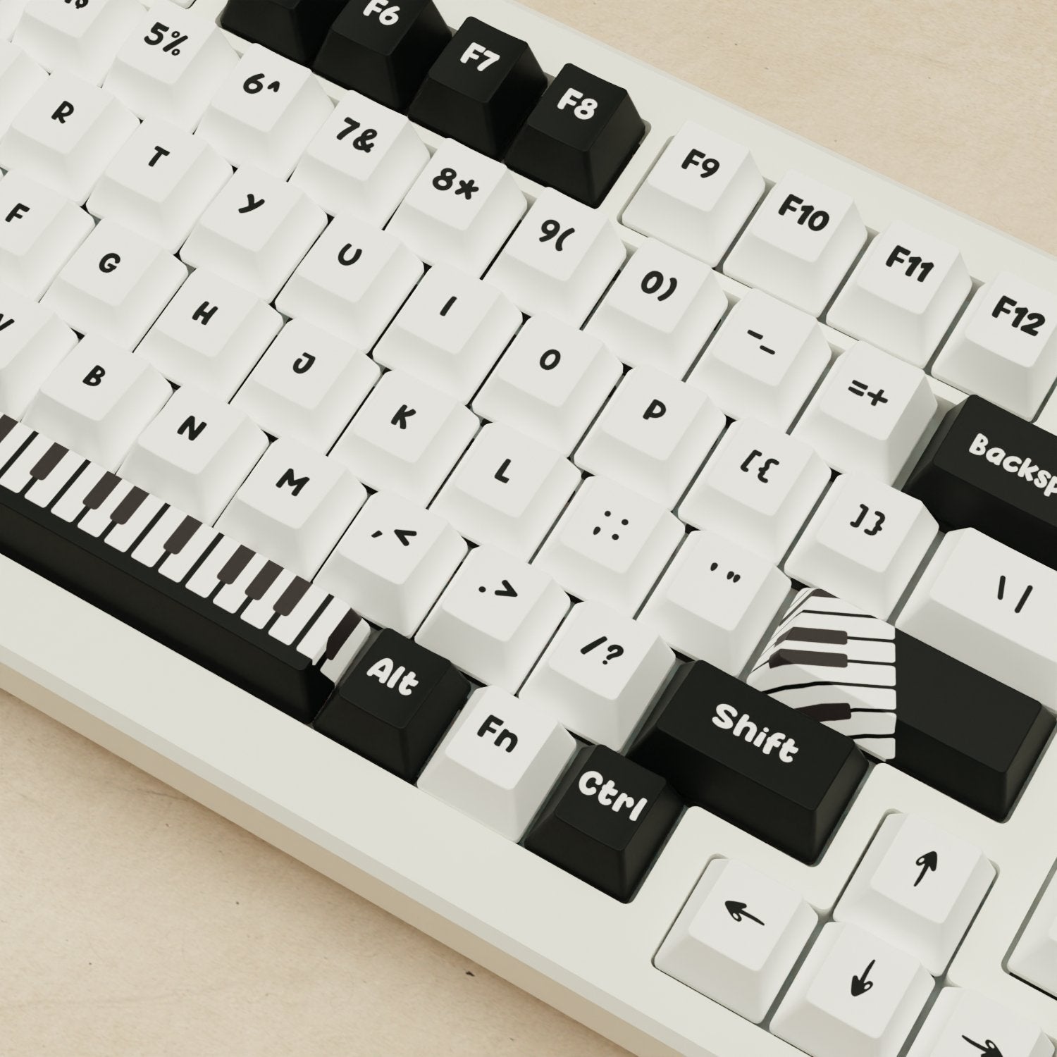 Alpha 82 - 75% Piano Mechanical Keyboard - Goblintechkeys