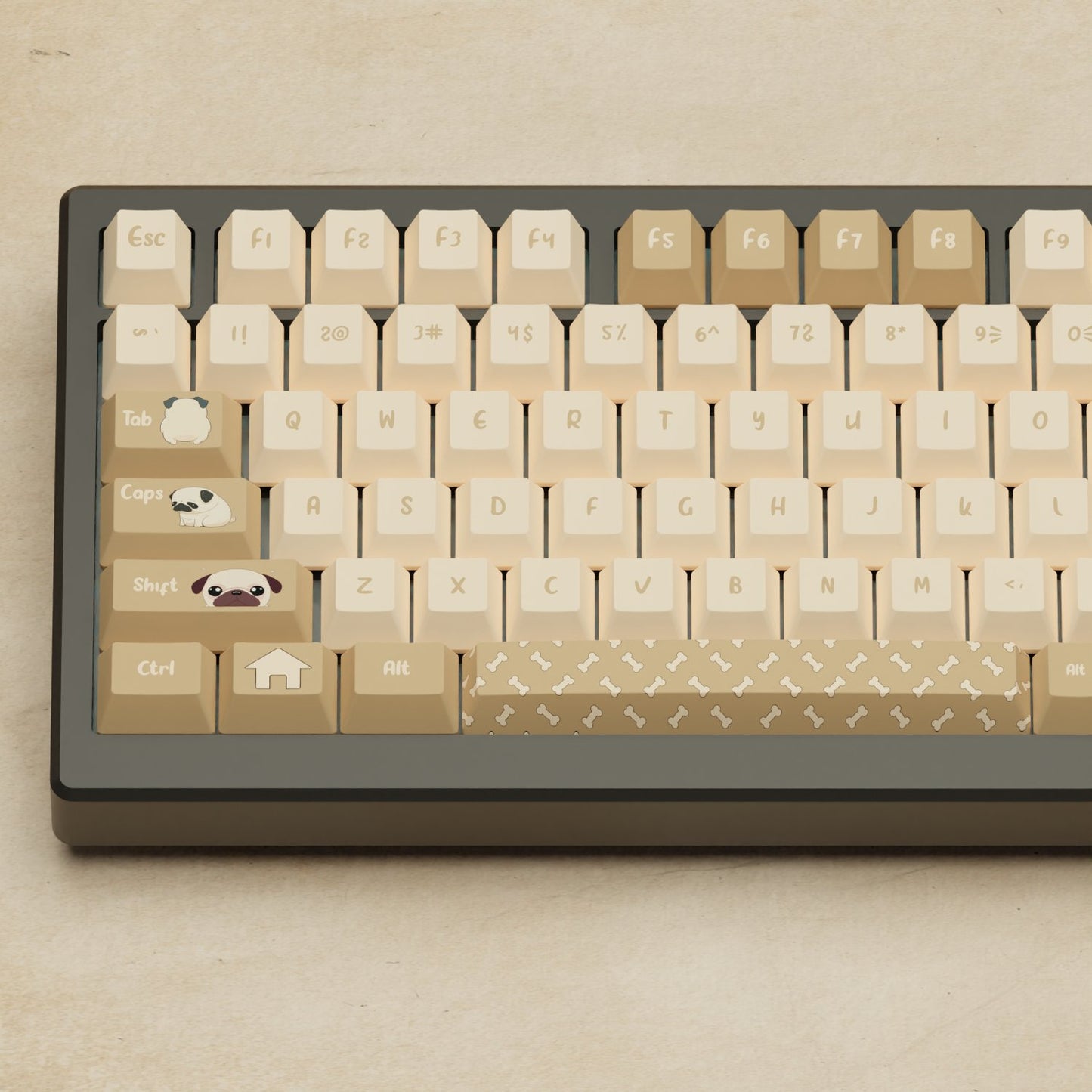 Alpha 82 - 75% Pug Mechanical Keyboard - Goblintechkeys