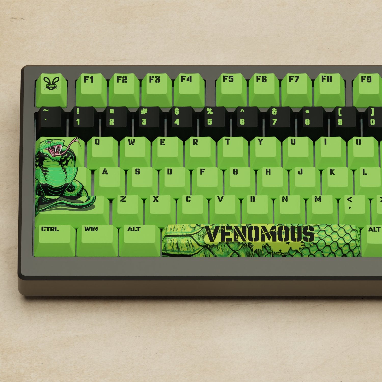 Alpha 82 - 75% Venomous Mechanical Keyboard - Goblintechkeys