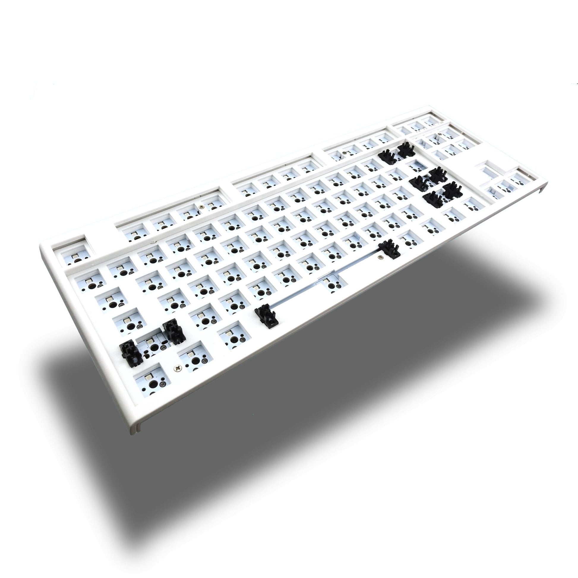 Clavier Mécanique TKL 80% Blanc RGB - Keycaps Industries