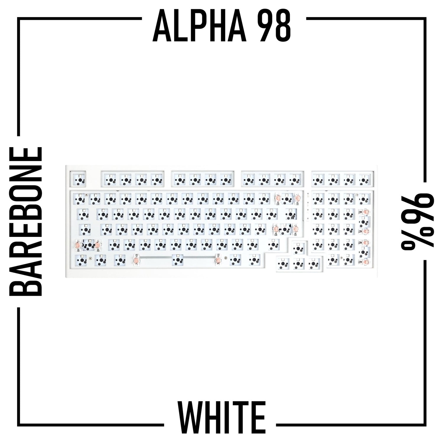 Alpha 98 96% Wireless Mechanical Keyboard Barebone Kit - Goblintechkeys