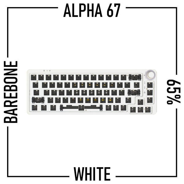 Alpha 67 - 65% Wireless Mechanical Keyboard Barebone Kit