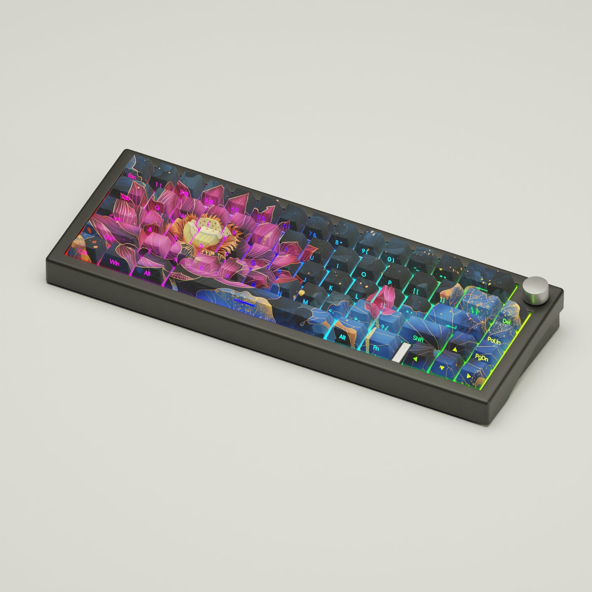 Black Lotus GMK67 Keyboard | Designed By Serenity Starlight - Goblintechkeys