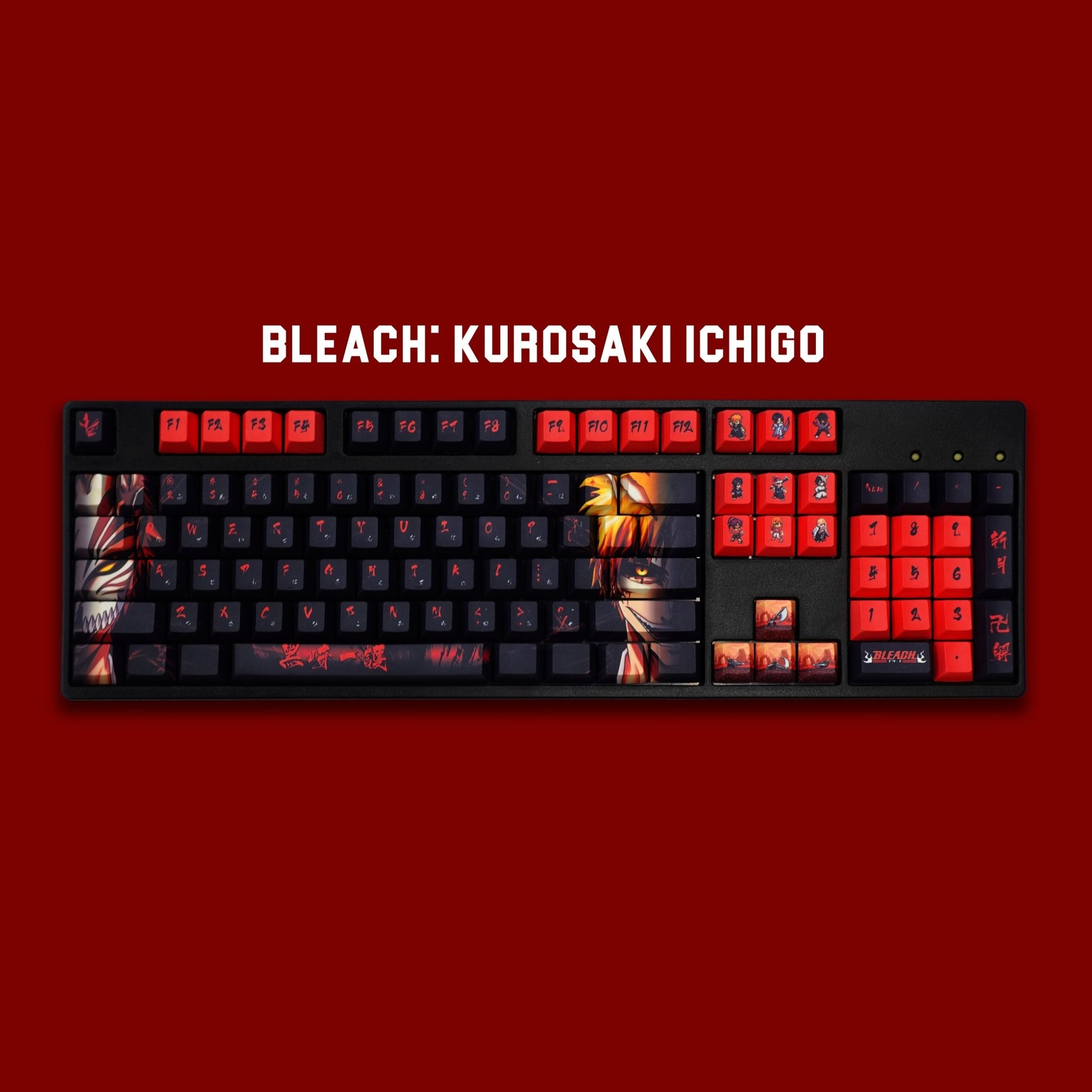 Bleach Keycaps | Kurosaki Ichigo Keycaps - Goblintechkeys