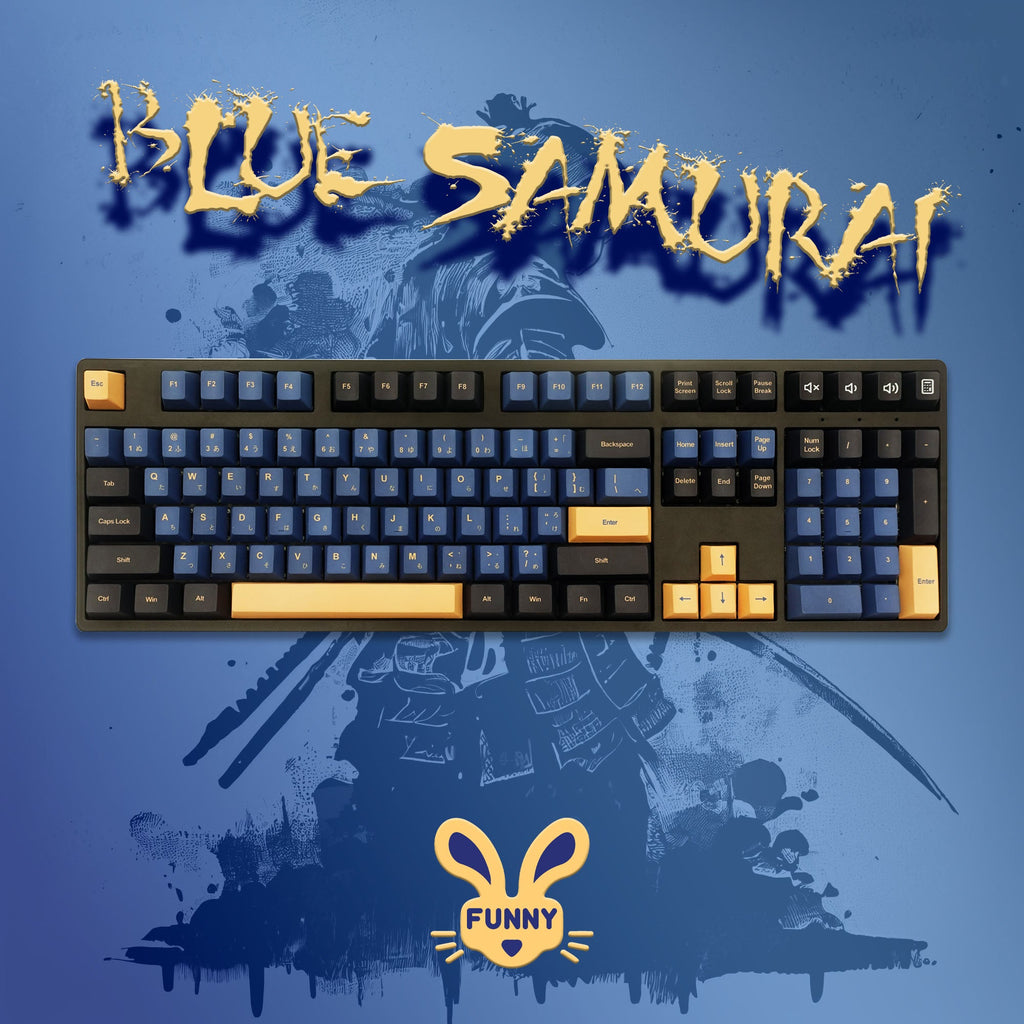 Blue Samurai Keycaps - Goblintechkeys