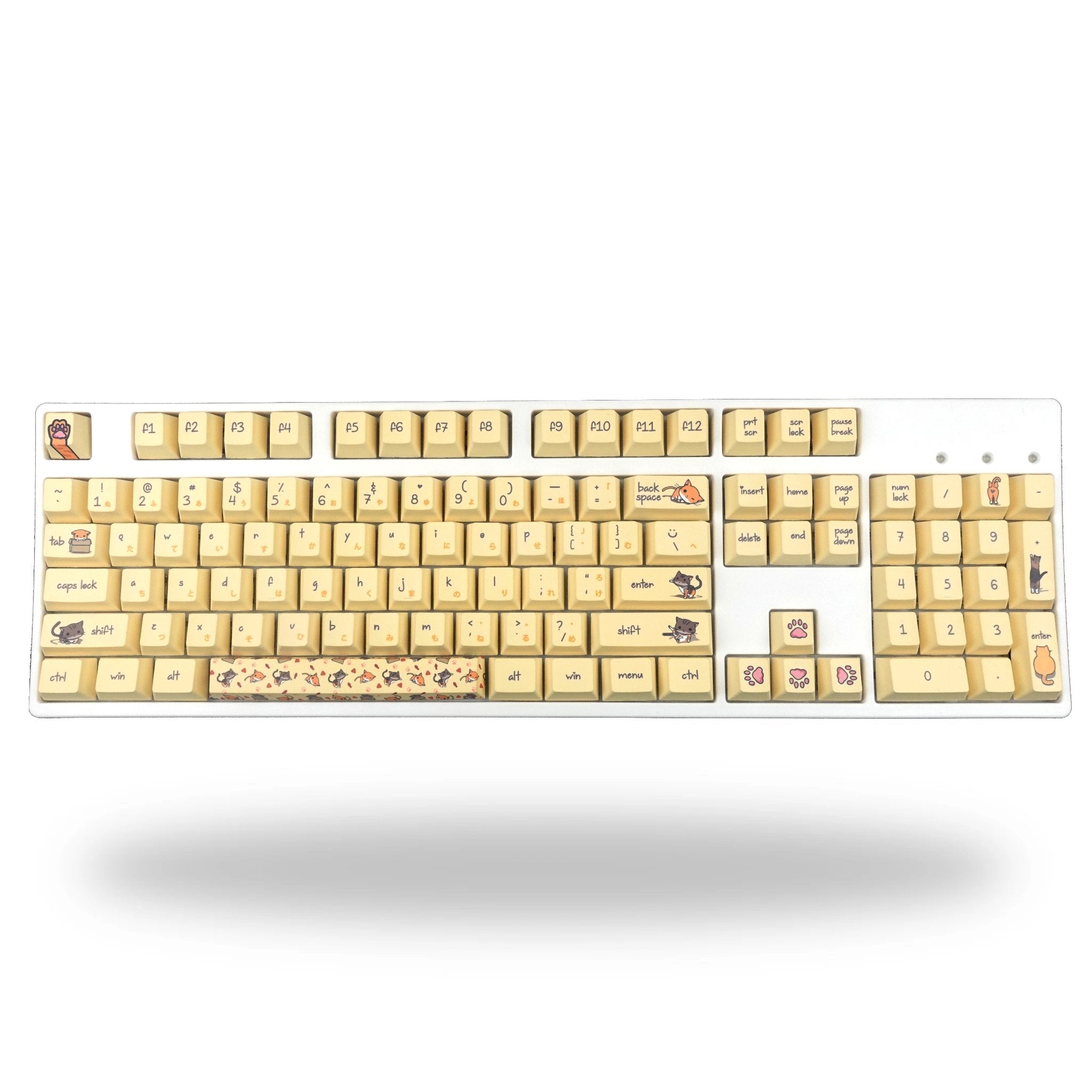 Cat Keyboard | Alpha 108 (100%) | 108 Keys Mechanical Keyboard - Goblintechkeys
