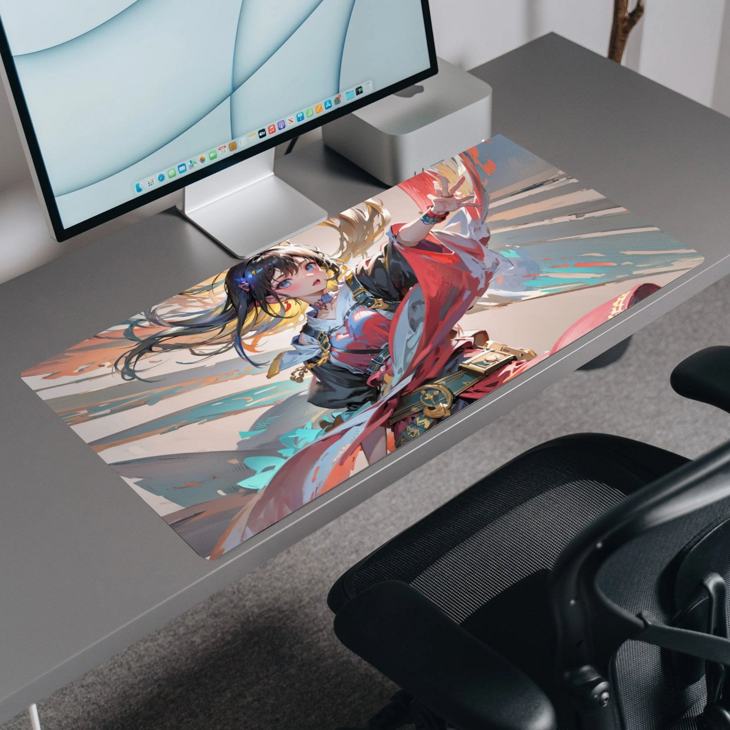 Celestial Guard | Custom Artisan Mousepad | Gaming & Office Desk Mat - Goblintechkeys