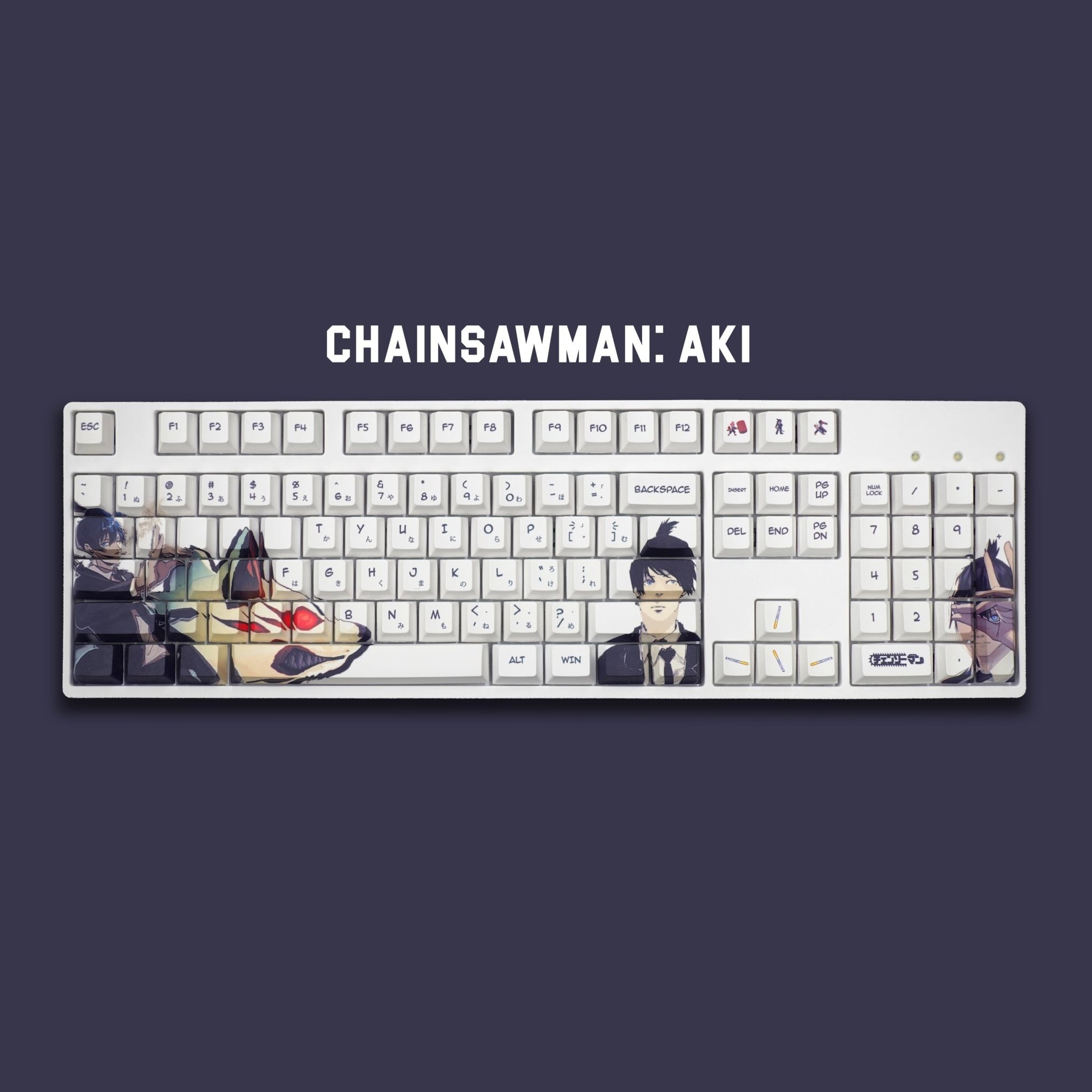 Chainsawman Keycaps | Aki Keycaps - Goblintechkeys