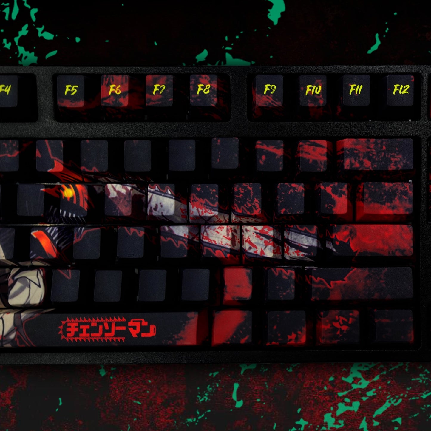 Chainsawman Keycaps | Denji 02 Keycaps - Goblintechkeys