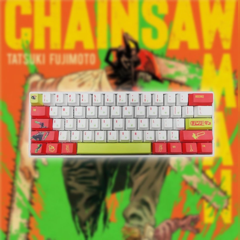 Chainsawman Keycaps | Denji Keycaps - Goblintechkeys
