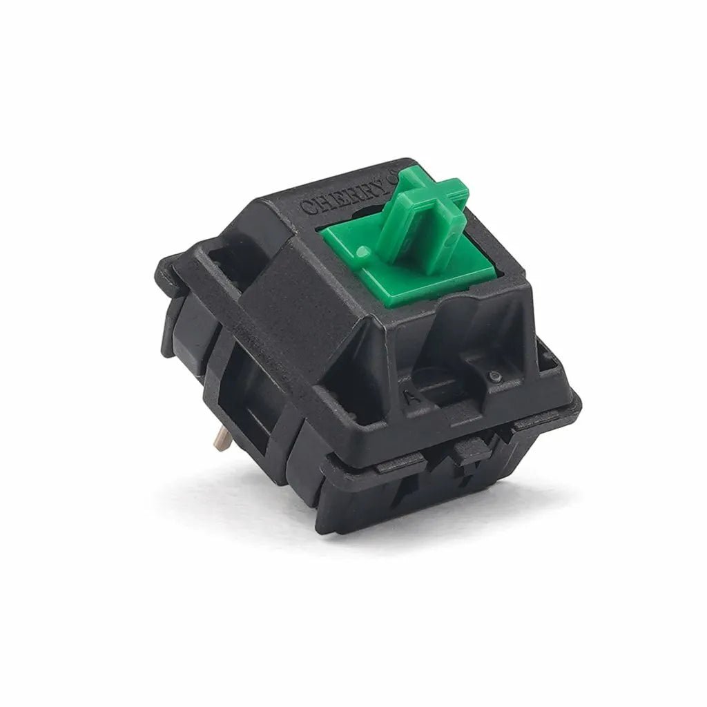 CHERRY MX GREEN  Clicky, robust and noticeable