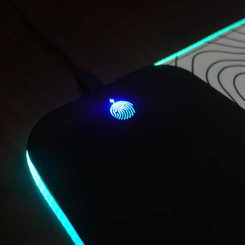 Custom Wireless Charging RGB Deskmat | Custom Your Own Design | Custom Deskmat - Goblintechkeys