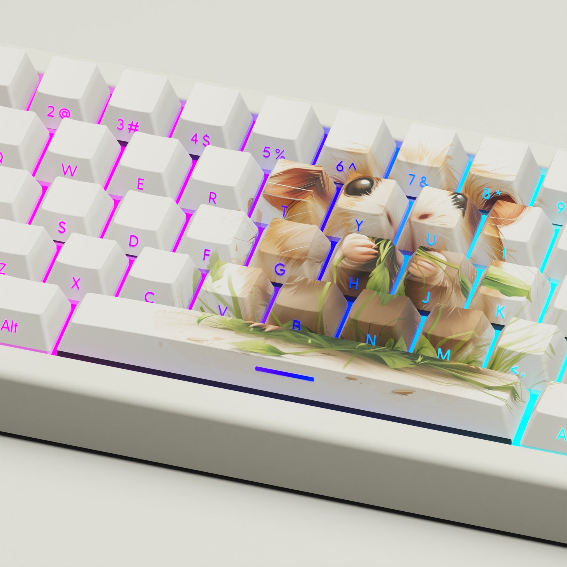 Cute Guinea Pig GMK67 Keyboard - Goblintechkeys