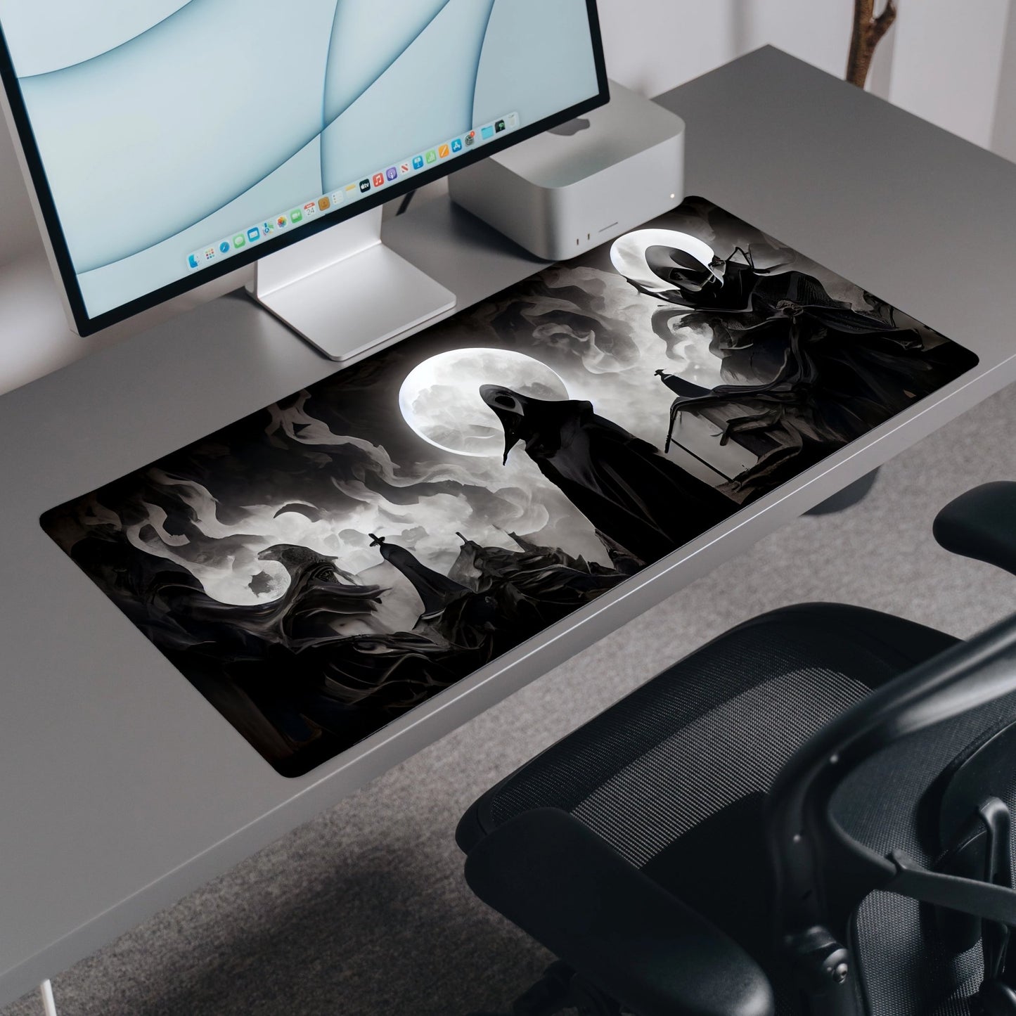Dark Reaper Desk Mat | Mouse Pad | Gaming & Office Desk Mat - Goblintechkeys