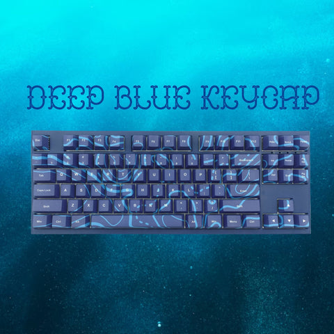 Deep Blue Keycaps - Goblintechkeys