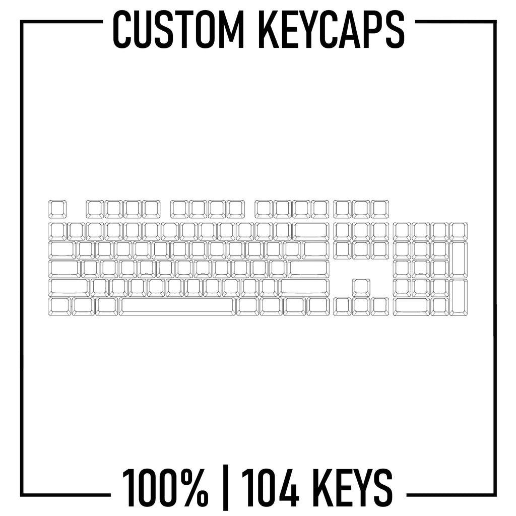 Design Studio - 100% Keyboard Custom PBT Keycap set ( ANSI ) - Goblintechkeys