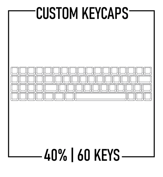 Design Studio - 40% Keyboard Custom PBT Keycap set ( ANSI | 60 keys) - Goblintechkeys