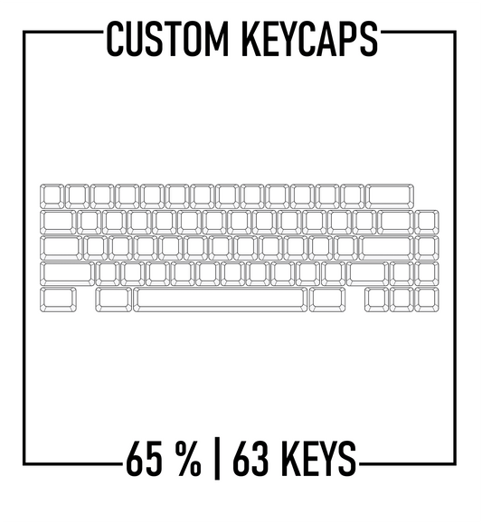 Design Studio - 65% Mechanical Keyboard Custom PBT Keycap set ( ANSI ) - Goblintechkeys