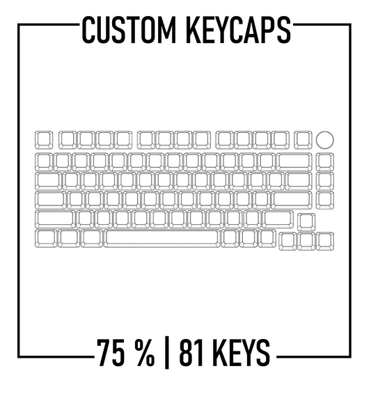 Design Studio - 75% Keyboard Custom Keycap set ( ANSI ) - Goblintechkeys