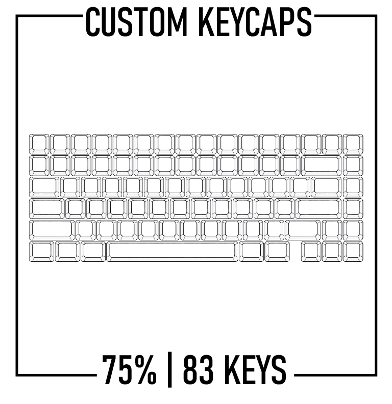 Design Studio - 75% Keyboard Custom PBT Keycap set ( ANSI ...