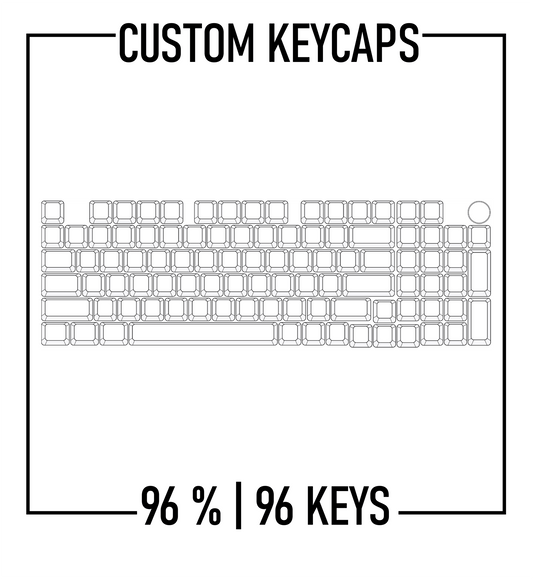 Design Studio CR 96% Keyboard Custom PBT Keycap set ( ANSI ) - Goblintechkeys