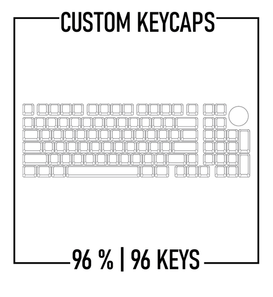 Design Studio Epo 96% Keyboard Custom PBT Keycap set ( ANSI ) - Goblintechkeys