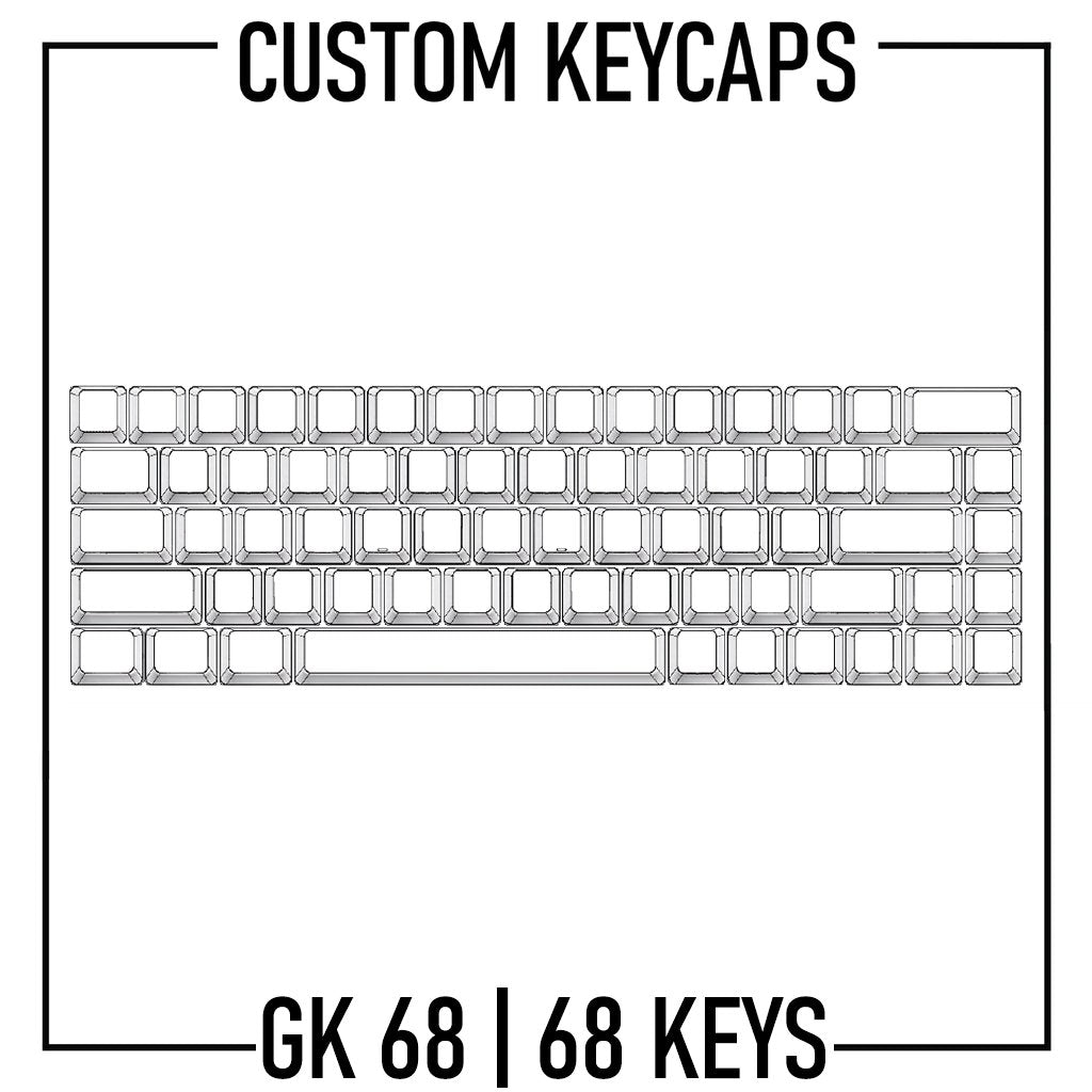 Design Studio - GK68 65% Keyboard Custom PBT Keycap set ( ANSI ) - Goblintechkeys