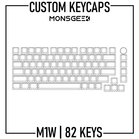 Design Studio - Monsgeek M1W Custom Keycaps Set | PBT Keycaps - Goblintechkeys