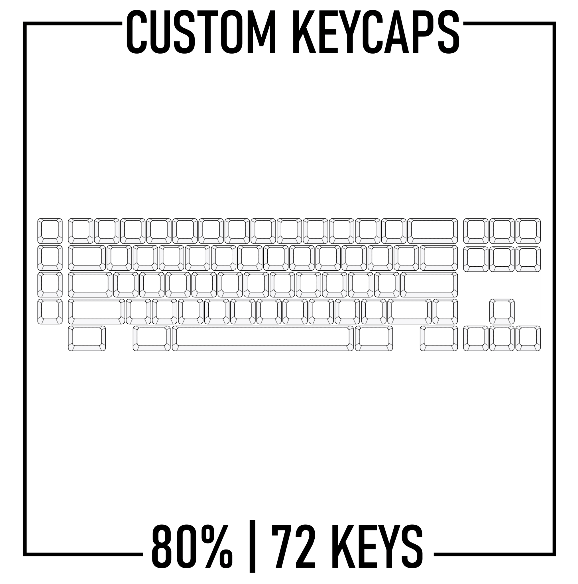 Design Studio - Oyx 80% TKL Keyboard Custom PBT Keycap set ( ANSI ...