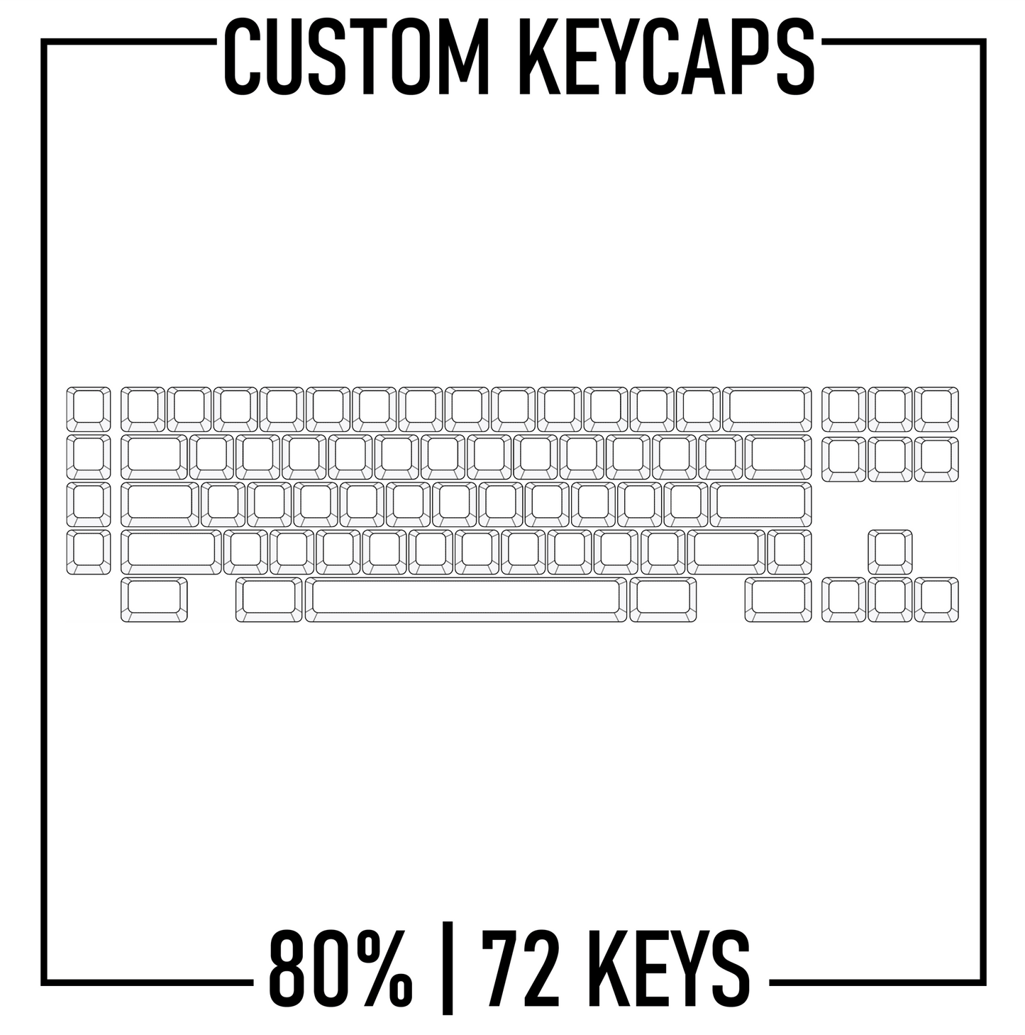 Design Studio - Oyx 80% TKL Keyboard Custom PBT Keycap set ( ANSI ) - Goblintechkeys